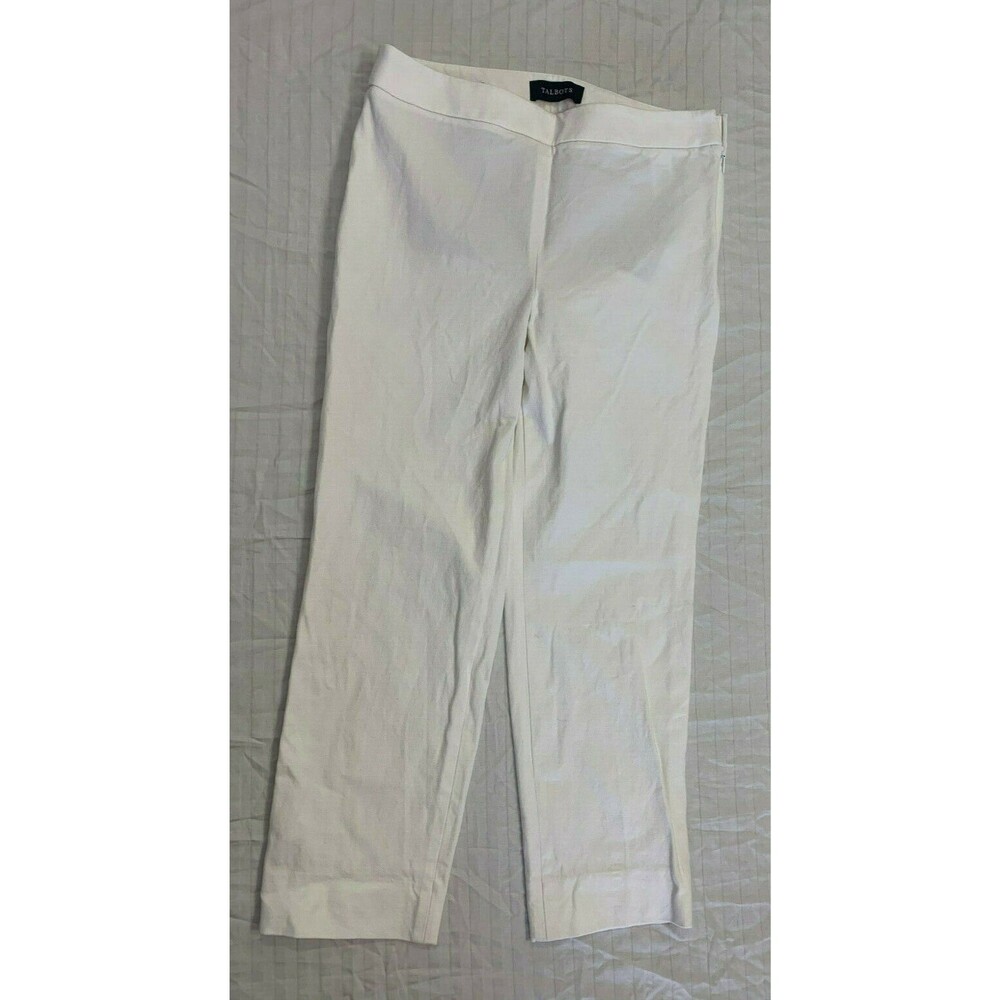 TALBOTS CHATHAM WOMENS CROP PANTS SIZE 2